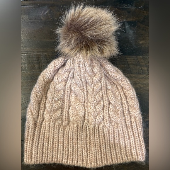 Rae Dunn Blush LOVE Knit Beanie - Picture 4 of 4